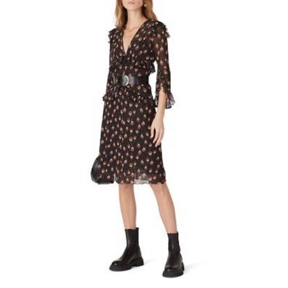 Anna Sui Dresses & Skirts - Anna Sui Red Roses Dress